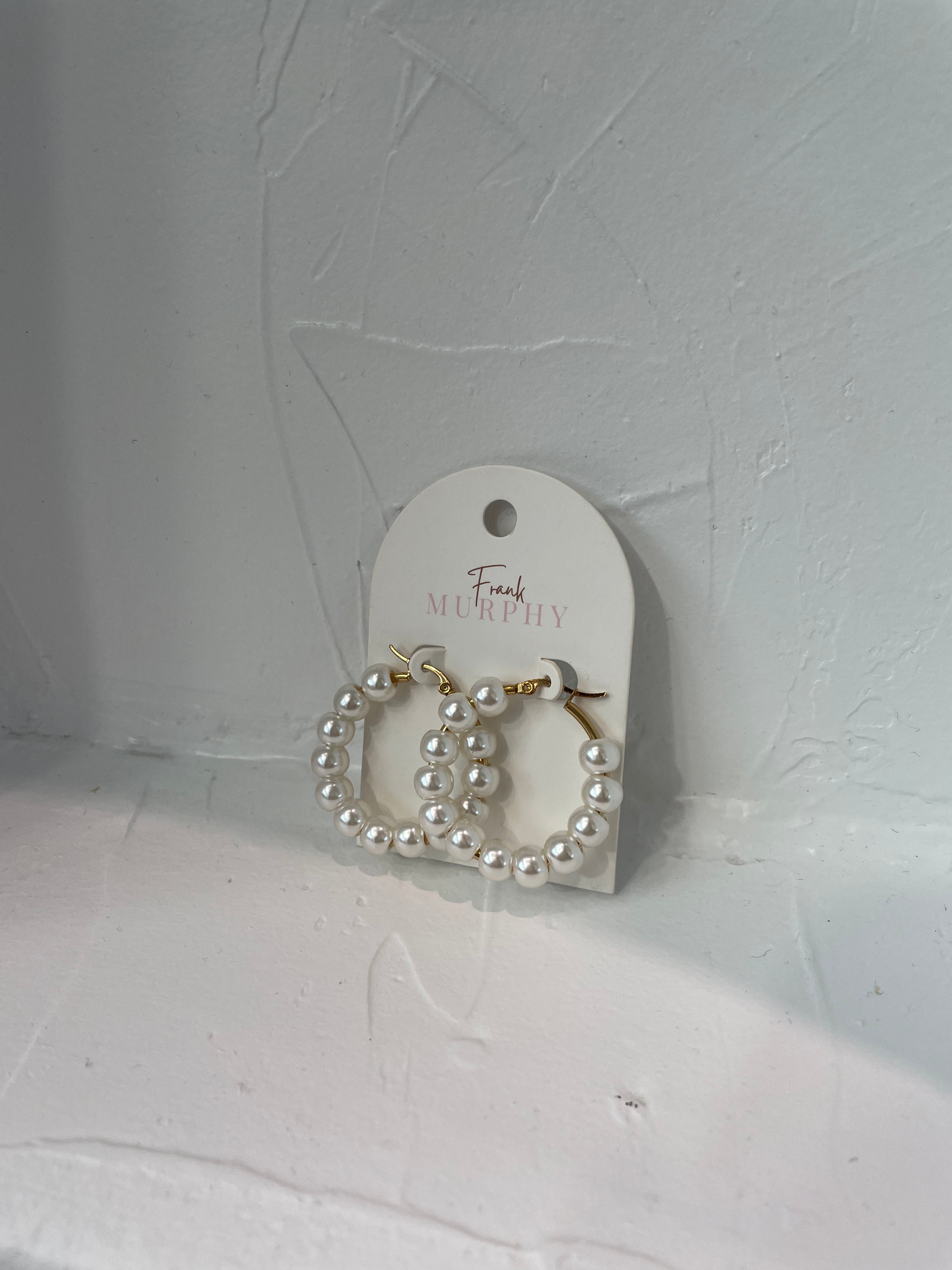 Pearl Ring Hoops