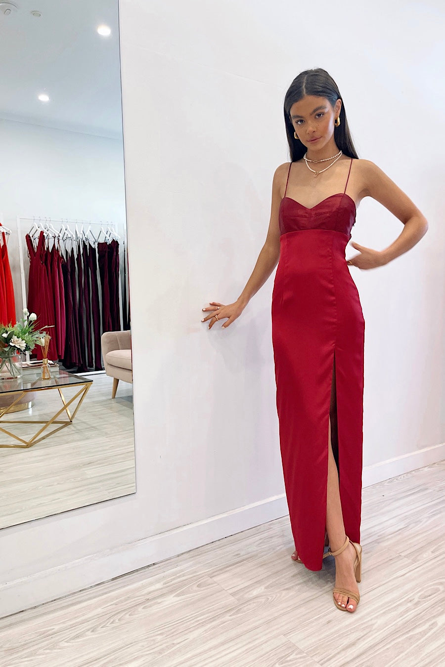 FOR SALE Fame & Partners Pisces Dress - Burgundy