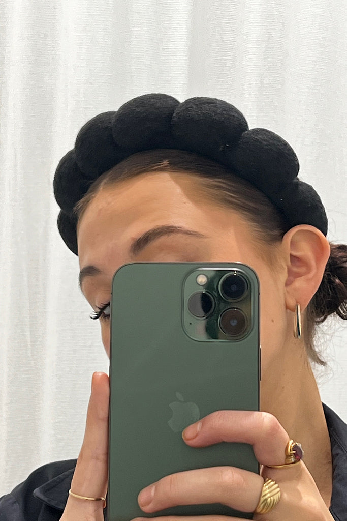 Bubble Headband in Black