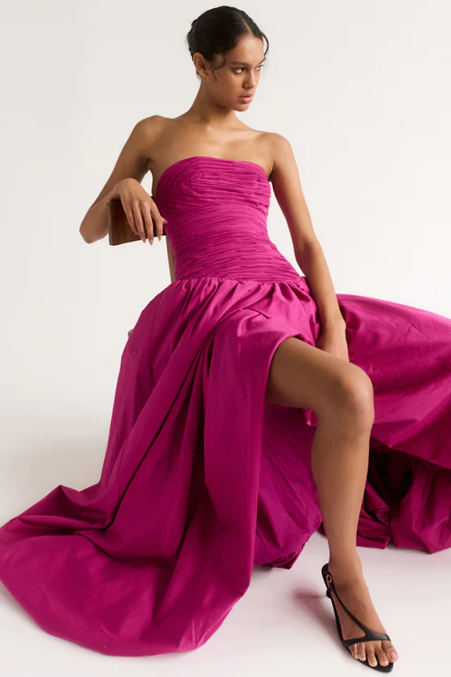 Aje - Violette Bubble Maxi in Magenta