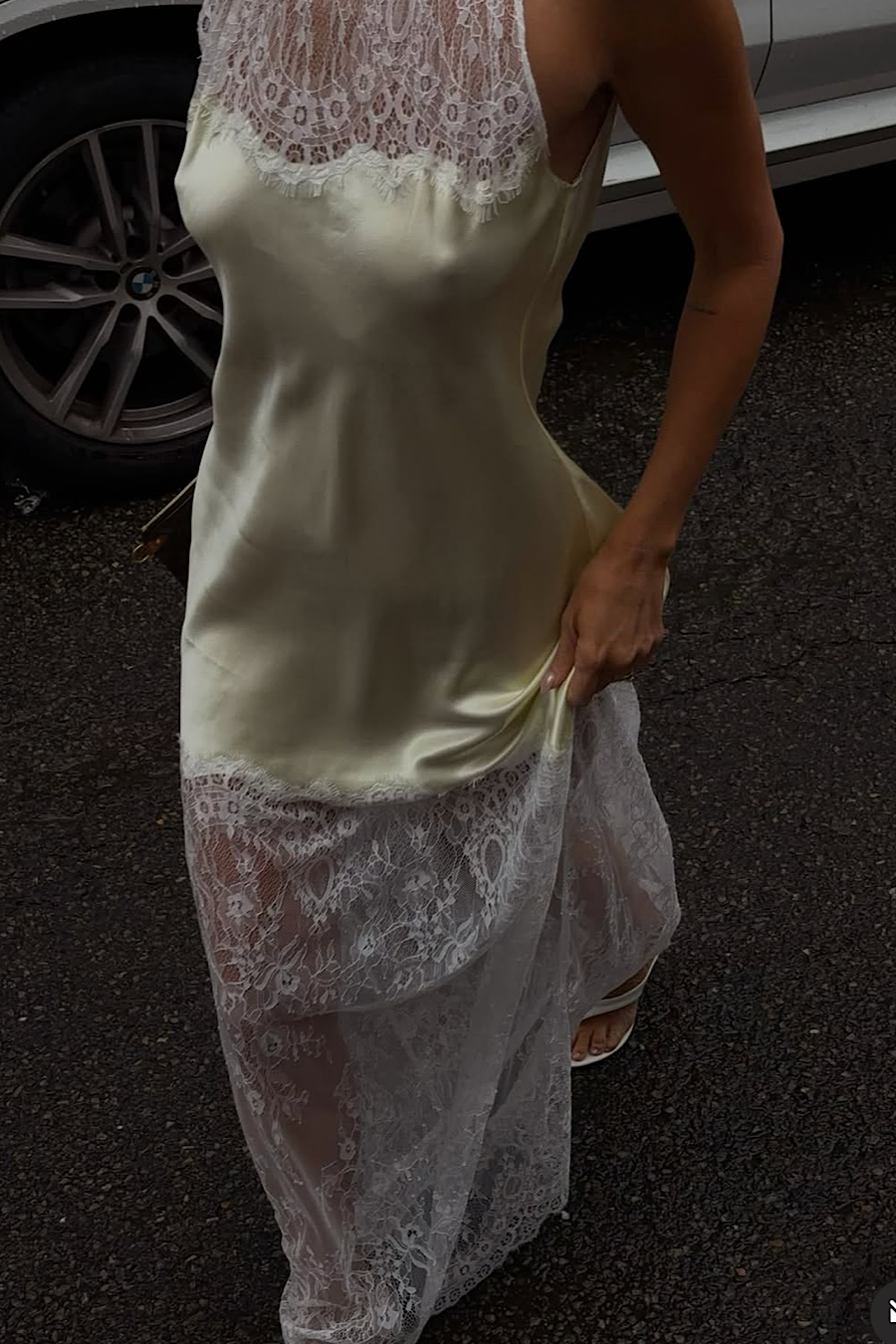 Third Form - Poetry Lace Drawn Maxi in Lemonade