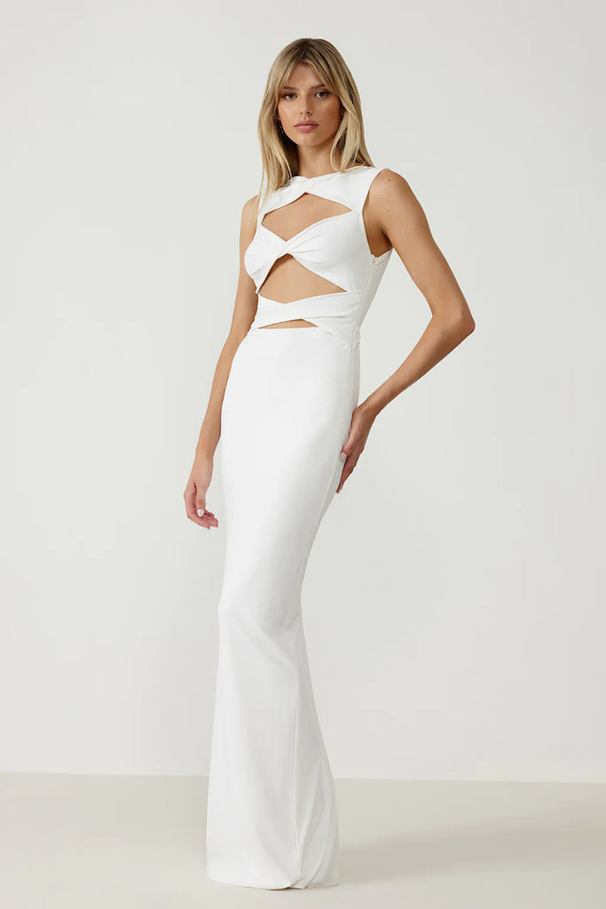 Lexi - Lara Dress in White