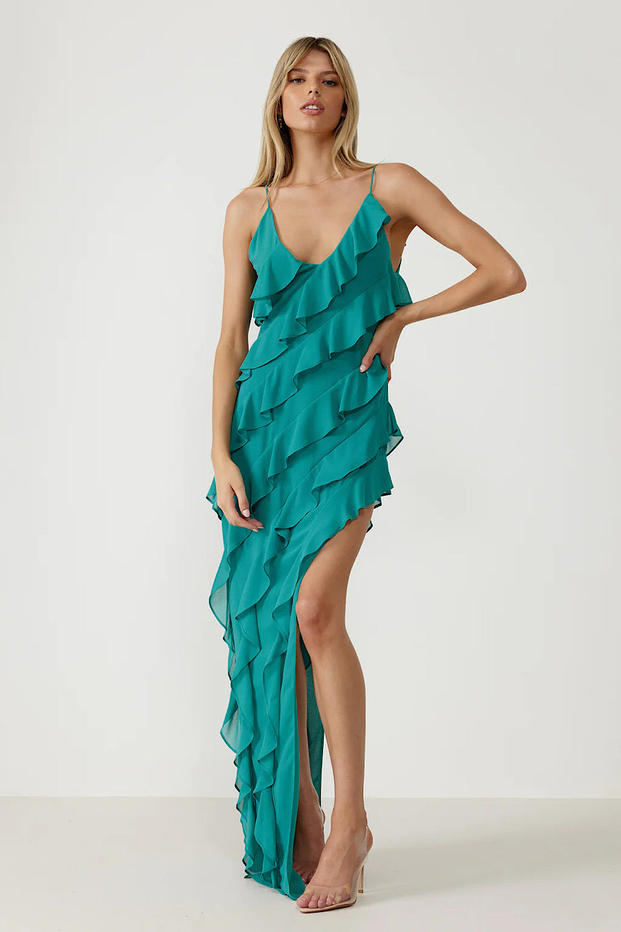 Lexi - Etienne Dress in Teal