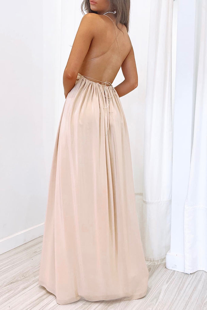 Natalie Rolt Blossom gown- Nude