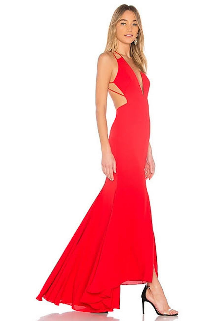 Fame & Partners Surreal Dream gown- Red